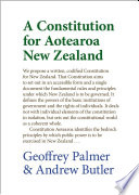 Cover of A Constitution for Aotearoa New Zealand