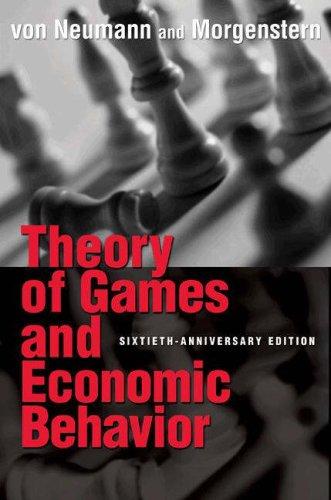 Cover of Theory of Games and Economic Behavior
