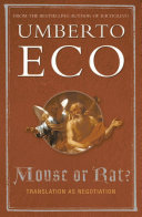 Cover of Mouse or Rat?