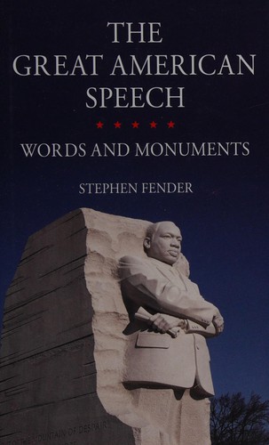 Cover of The great American speech