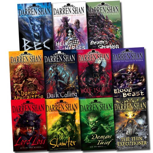Cover of Darren Shan Demonata Collection: Thin Executioner, Demon Thief, Lord Loss, Slawter, Hell's Heroes, Dark Calling, Wolf Island, Death's Shadow And More