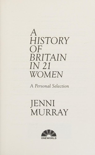Cover of History of Britain in 21 Women