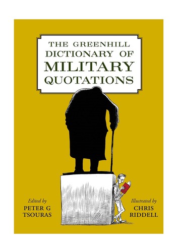 Cover of Greenhill Dictionary of Military Quotations