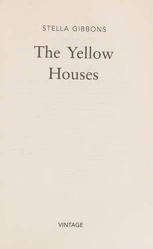 Cover of Yellow Houses