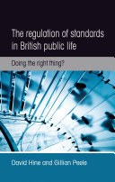 Cover of The regulation of standards in British public life