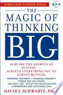 Cover of The Magic of Thinking Big