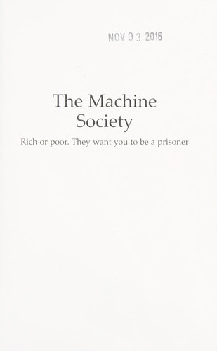 Cover of The Machine Society