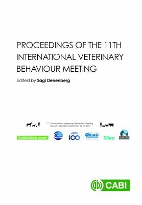 Cover of Proceedings of the 11th International Veterinary Behaviour Meeting