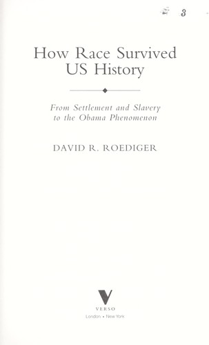 Cover of How race survived US history