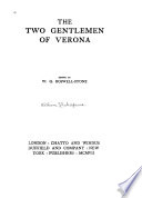 Cover of The Two Gentlemen of Verona