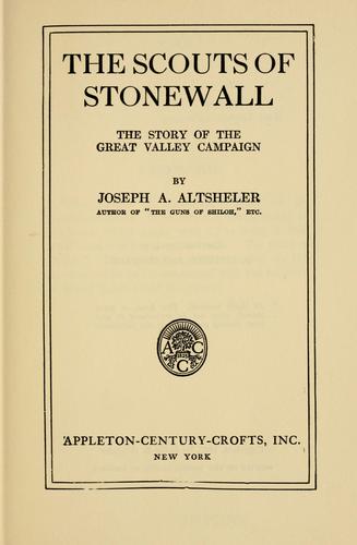Cover of The Scouts of Stonewall (His Civil War Series)