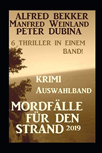 Cover of Krimi Auswahlband Mordfälle Für Den Strand 2019