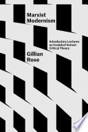 Cover of Marxist Modernism