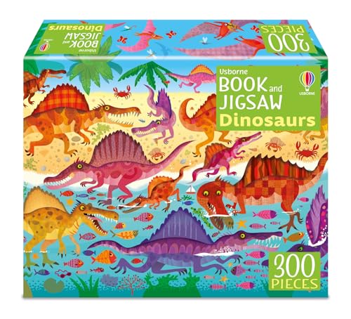 Cover of Book and Jigsaw: Dinosaurs