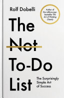 Cover of Not-To-Do List