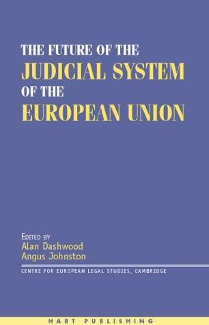 Cover of The future of the judicial system of the European Union