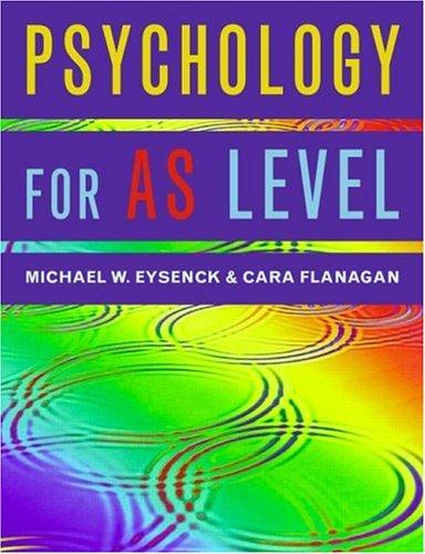 Cover of Psychology for AS level