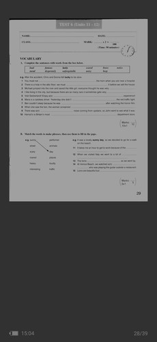 Cover of Enterprise 1 - Test Booklet Key