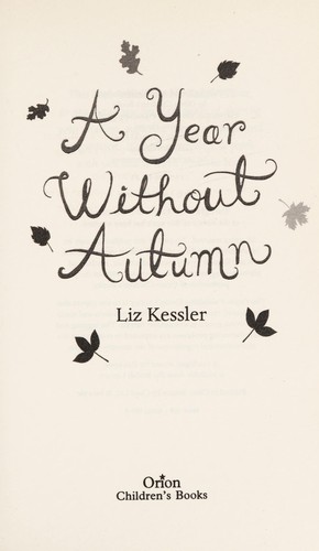Cover of A year without Autumn