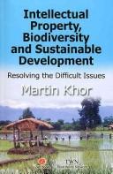 Cover of Intellectual property, biodiversity, and sustainable development