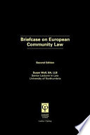 Cover of Briefcase on European Community Law