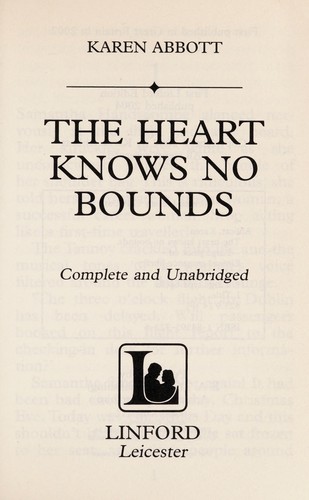 Cover of The Heart Knows No Bounds