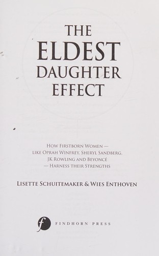Cover of The eldest daughter effect