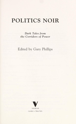 Cover of Politics noir