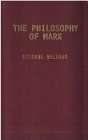 Cover of The philosophy of Marx