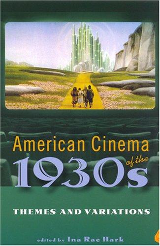 Cover of American Cinema of the 1930s