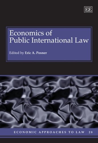 Cover of Economics of public international law