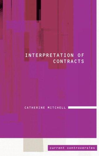Cover of Interpretation of Contracts