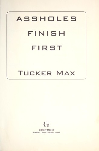 Cover of Assholes finish first