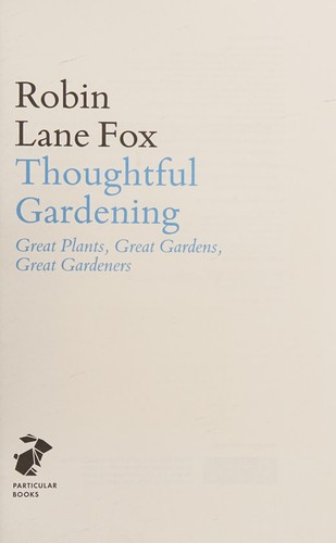 Cover of Thoughtful Gardening