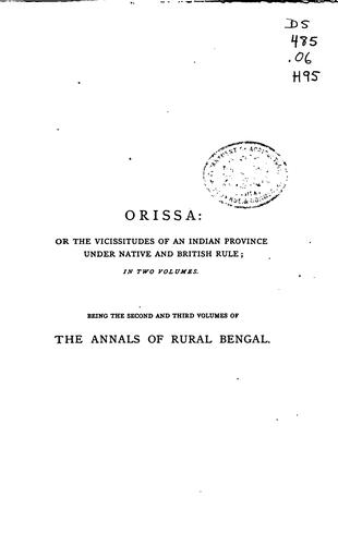 Cover of Orissa