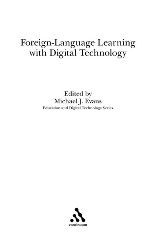 Cover of Foreign-language learning with digital technology