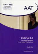 Cover of Receipts Payments and Initial Trial Balan