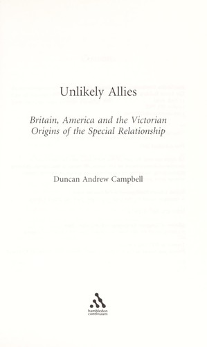 Cover of Unlikely allies