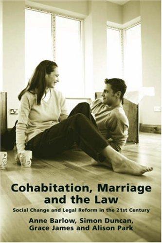 Cover of Cohabitation, Marriage and the Law