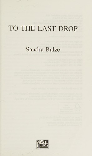 Cover of To the last drop