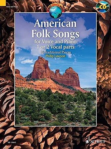 Cover of American Folk Songs : 20 Traditional Pieces