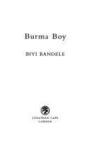 Cover of Burma boy