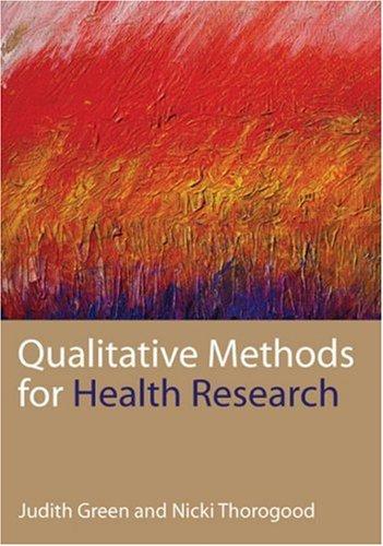 Cover of Qualitative methods for health research