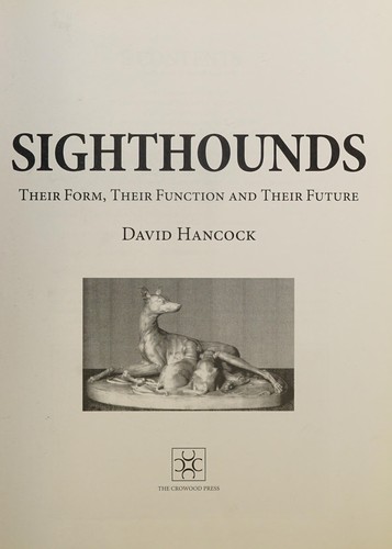 Cover of Sighthounds