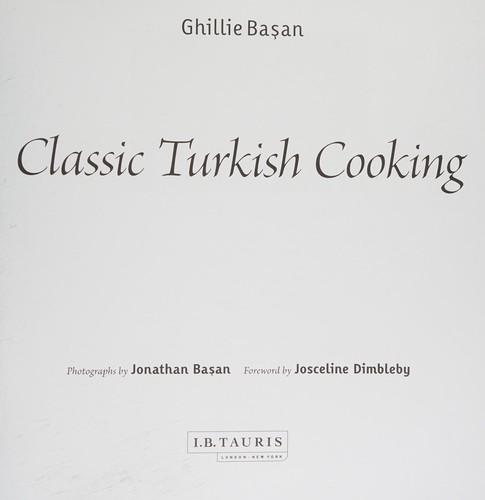 Cover of Classic Turkish cooking
