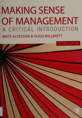 Cover of Making Sense of Management