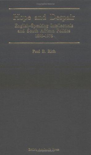 Cover of Hope and despair