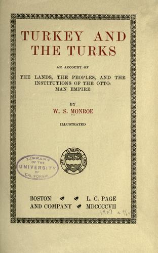 Cover of Turkey and the Turks