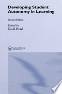 Cover of Developing Student Autonomy in Learning