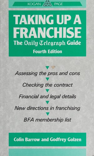 Cover of Taking up a franchise